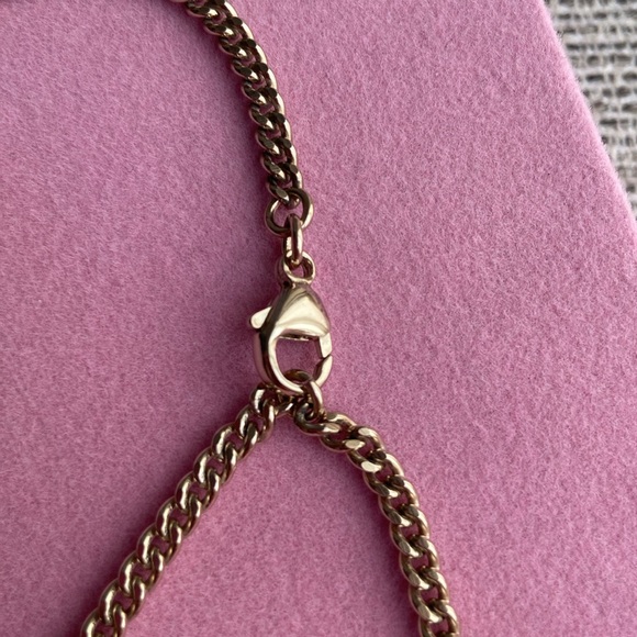 Chanel Rare CC Ring Pendant w/ Pearl Accent Necklace - Picture 5 of 8